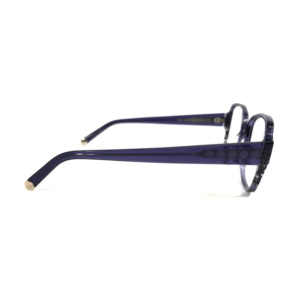 Volte Face Eyeglasses Frames TARA 2001 BI Purple Black Square Full Rim 52-19-140